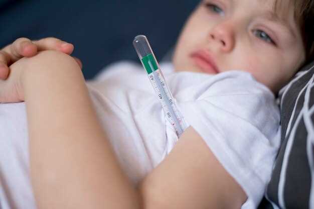 Повышение температуры после прививки у ребенка